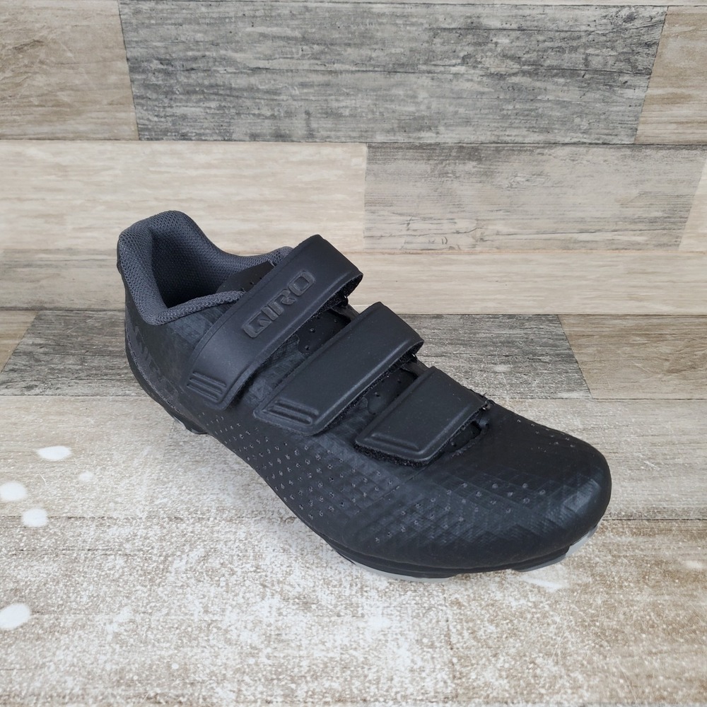 Giro Rev Womens Cycling Shoes Sz 8.5‎ Black Slip On Low Top Round Toe Sneakers